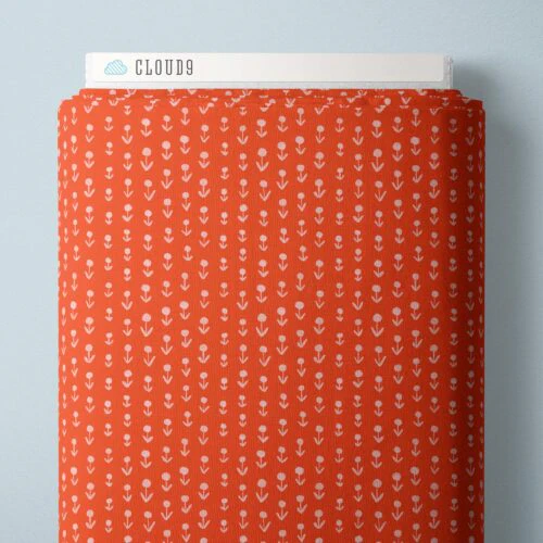 House Mouse // Ditsy - Red // Louise Cunningham