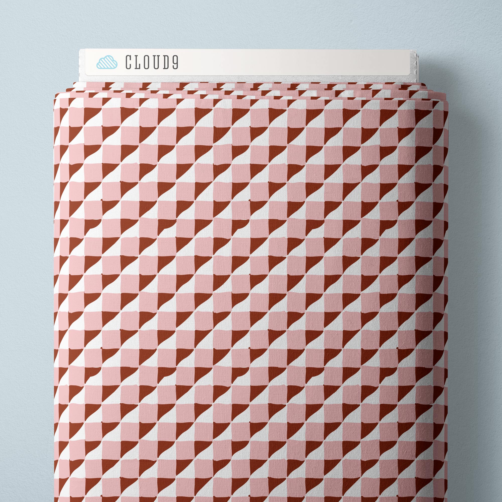 1 YARD House Mouse // Geometric - Pink // Louise Cunningham