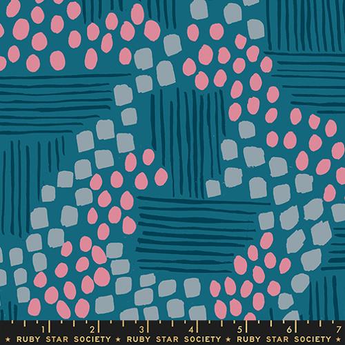 Reimagined Landscapes // Ariel View - Teal // Jen Hewett