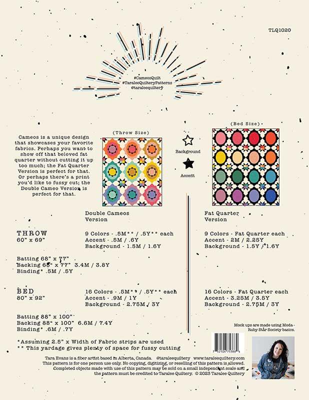 Cameo Quilt Pattern // Taralee Quiltery - Image 2