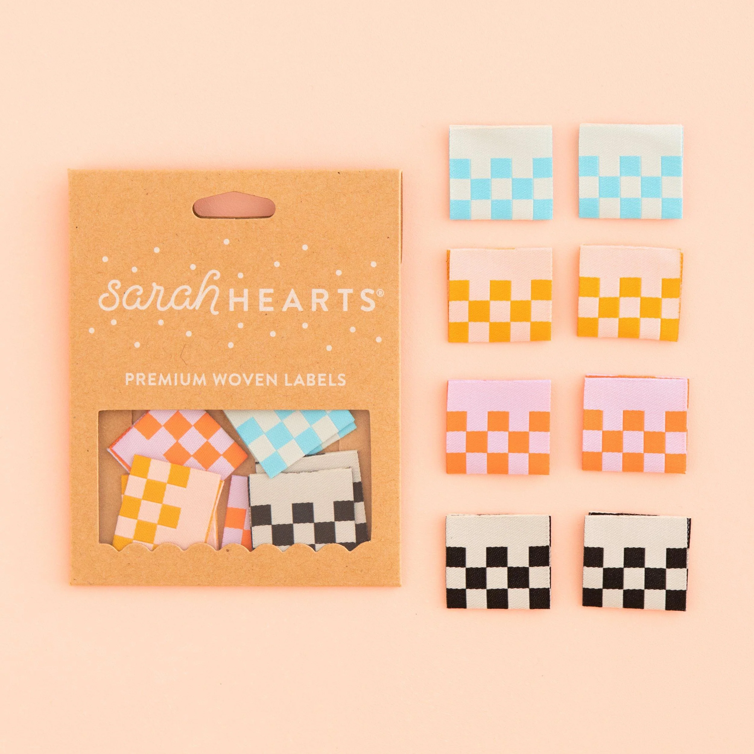 Checkerboard Multipack - Sewing Woven Labels by Sarah Hearts - Image 2