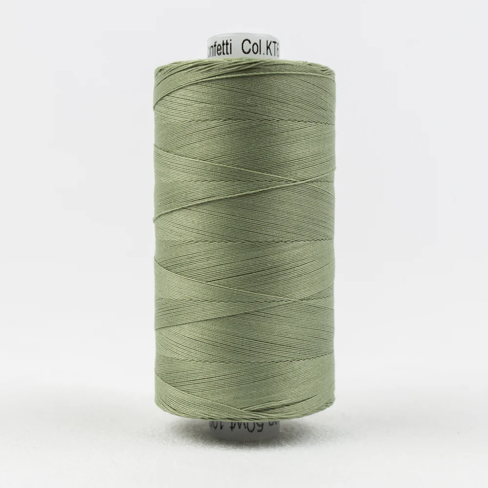 Grey Khaki // 50wt. // Wonderfil Konfetti
