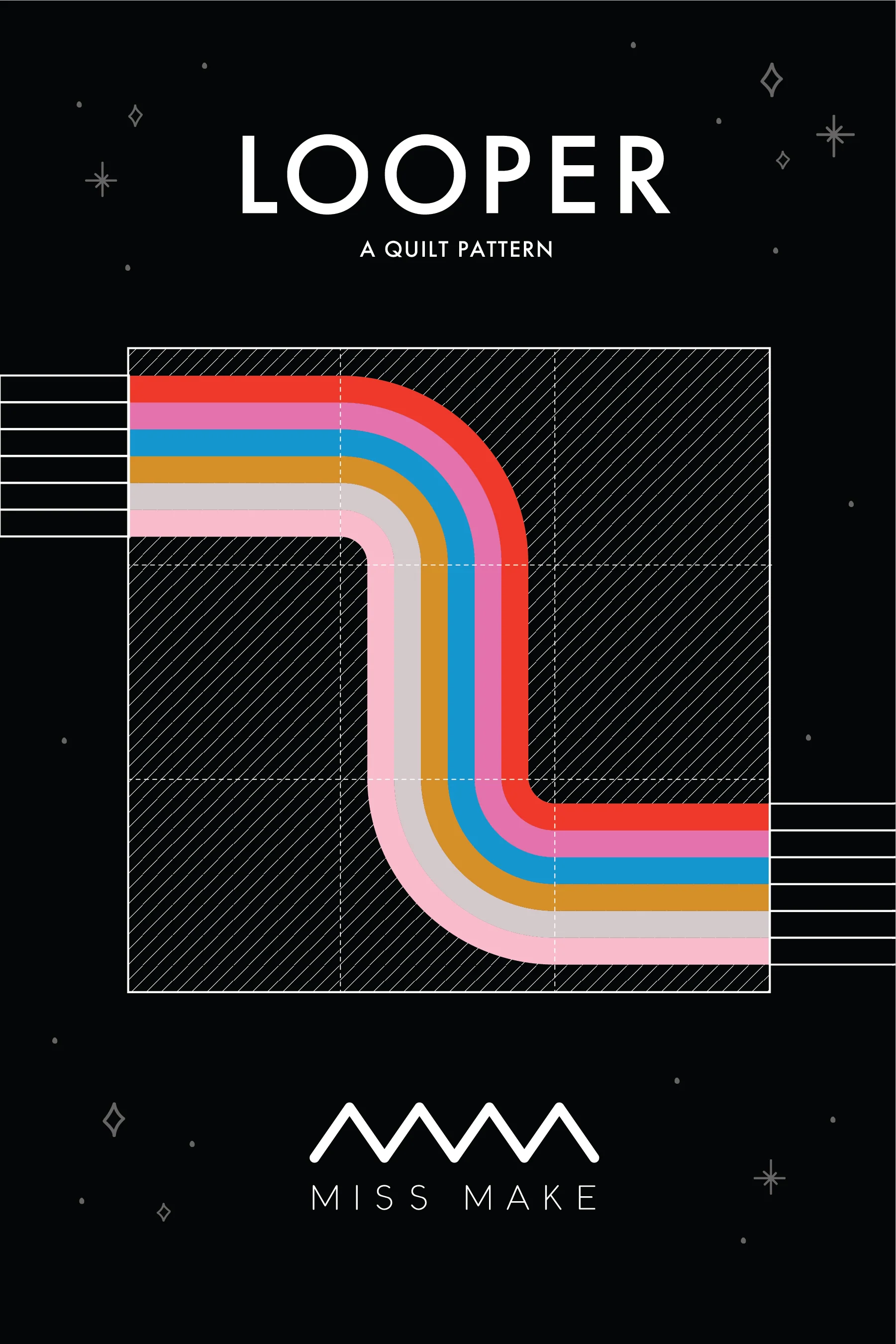 LOOPER Quilt Pattern PRINTED // Miss Make