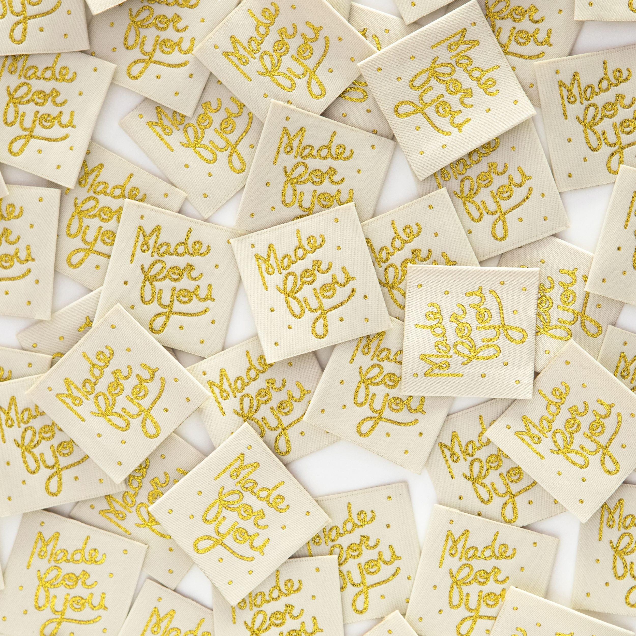 Made for You Sewing Woven Labels by Sarah Hearts