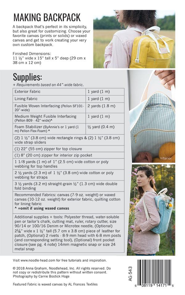 Making Backpack Pattern // Noodlehead - Image 2