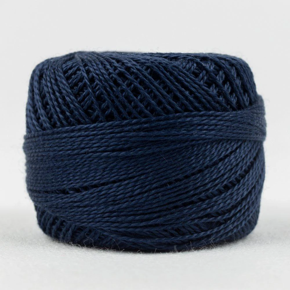 Navy // 8wt. Perle Cotton // Wonderfil Eleganza - Image 2