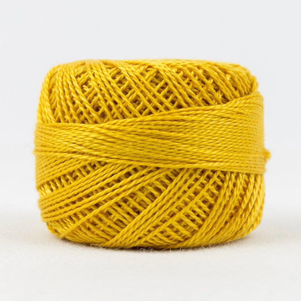 Polished Amber // 8wt. Perle Cotton // Wonderfil Eleganza - Image 2