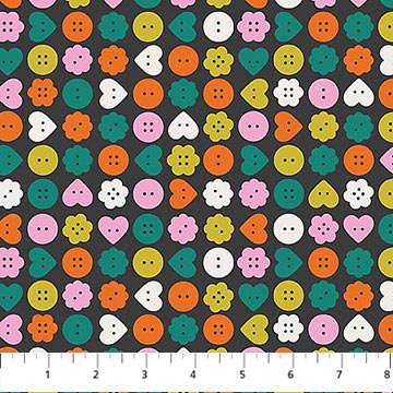 PRE-ORDER Bits & Bobs // Buttons - Black // Sarah Hearts