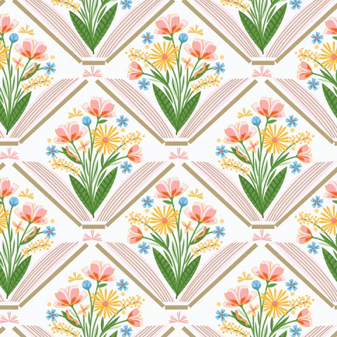 PRE-ORDER Bookworm // Stories Bloom - White // Jayme Marie Designs