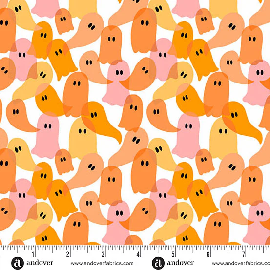 PRE-ORDER Ghostly Garden // Ghost Party - Orange // KP Creates