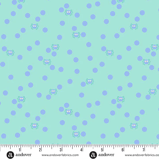 PRE-ORDER Ghostly Garden // Spin and Spot - Aqua // KP Creates