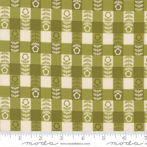 The Henhouse // Flower Plaid - Grass // Gingiber