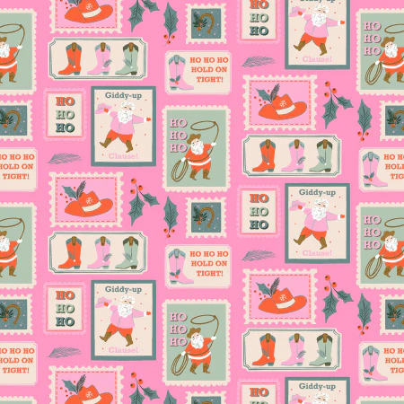 PRE-ORDER Yee-Haw Holidays // Christmas Post - Pretty in Pink // Dominika Godette