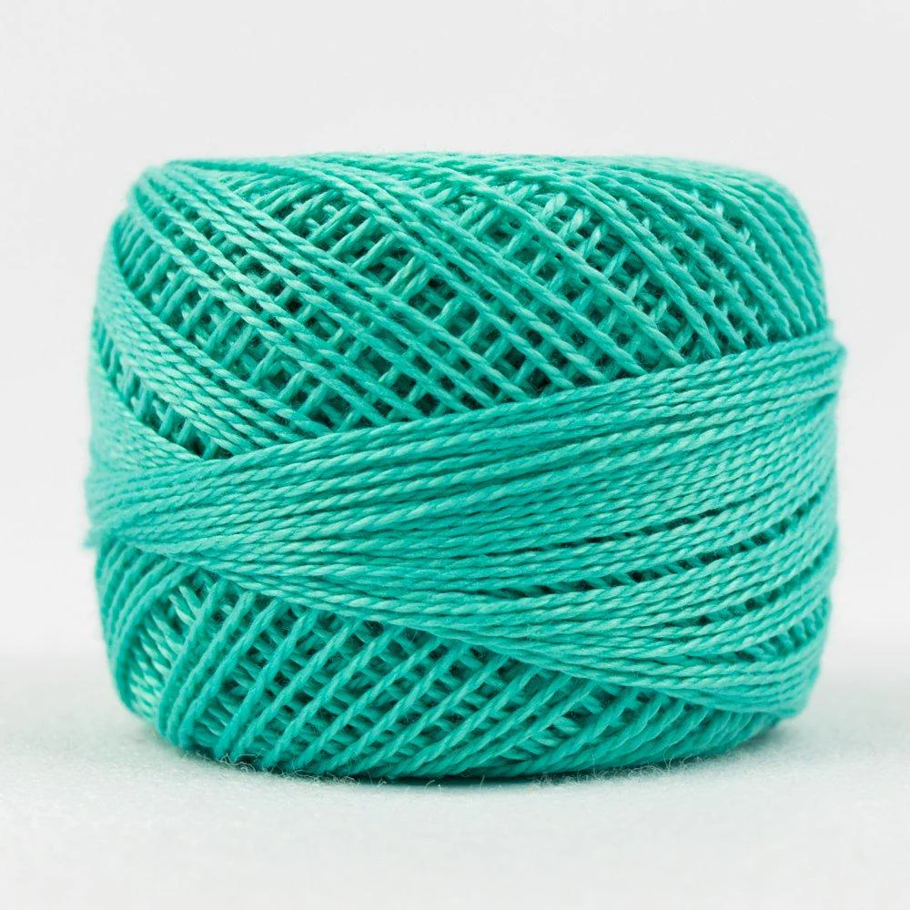 Seafoam Green // 8wt. Perle Cotton // Wonderfil Eleganza - Image 2
