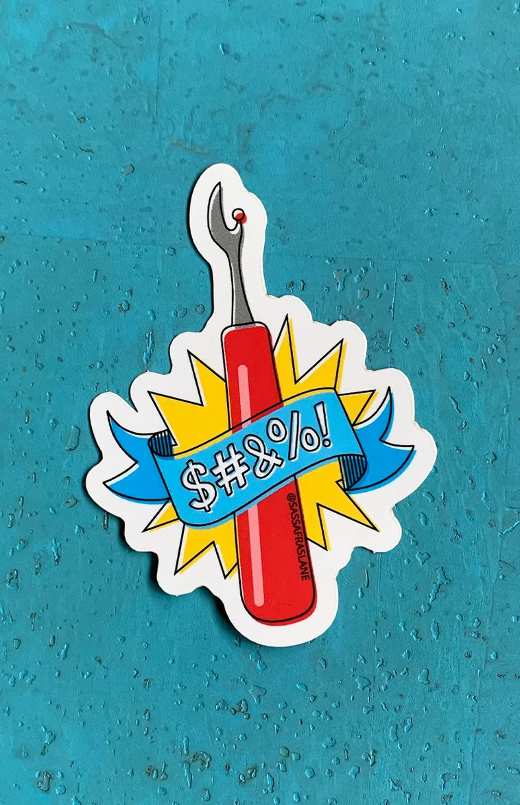 Seam Rippr Sticker // Sassafras Lane