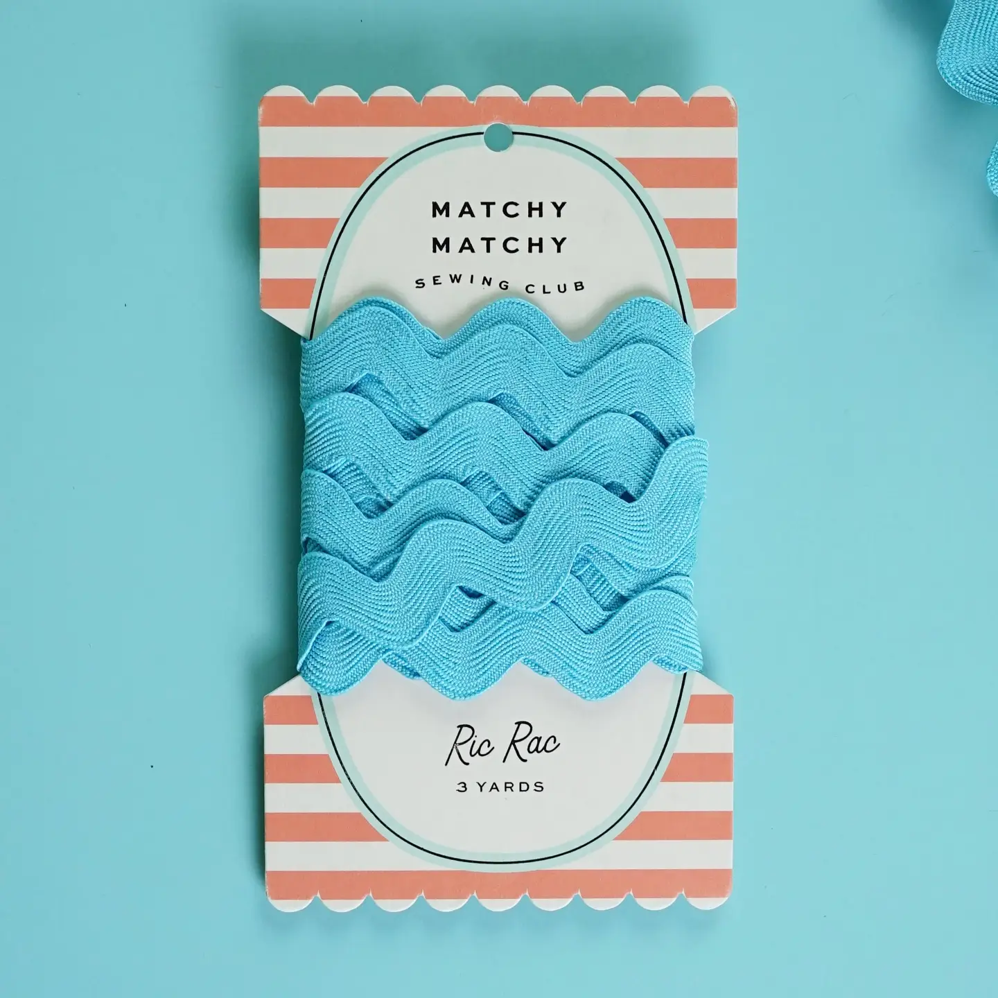 Snow Cone Big Ric Rac - 3 yards by Matchy Matchy Sewing Club