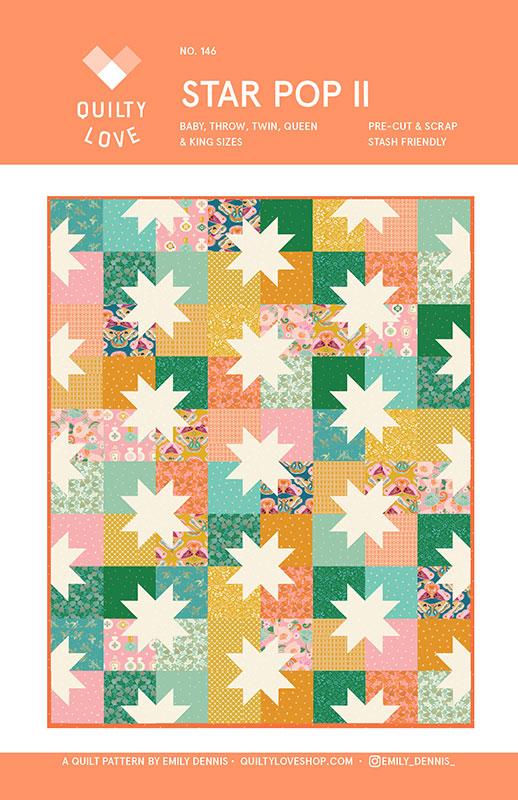 Star Pop II Pattern // Quilty Love