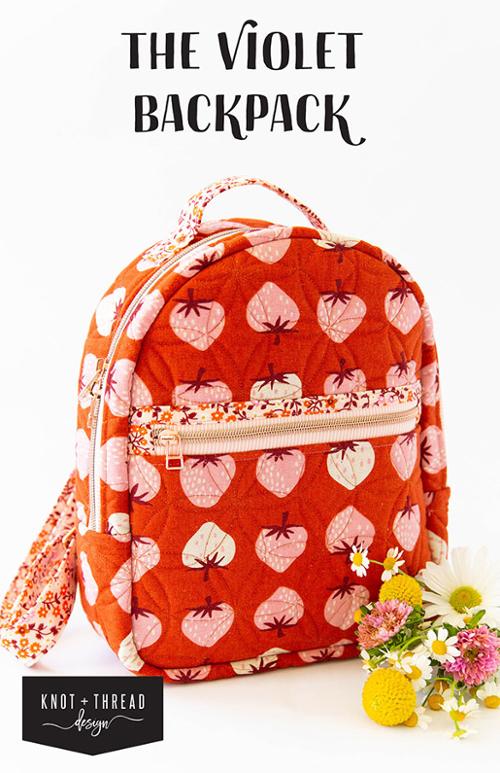 Violet Backpack Pattern // Knot & Thread